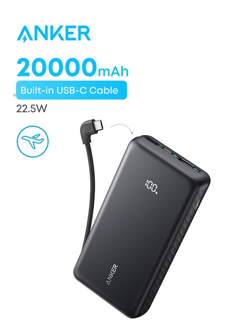 بنك طاقة زولو، 20,000 مللي أمبير 22.5 واط كحد أقصى شاحن محمول، شحن سريع عبر USB-C في الداخل والخارج، حزمة بطارية نحيفة أساسية للسفر، لهاتف آيفون 17/16/15، آيباد، ماك بوك إير، جالاكسي، والمزيد